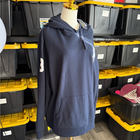 Polo Ralph Lauren Big Pony Fleece Pullover ‘Aviator Blue’ Men’s Size XXL - Picture 7 of 8